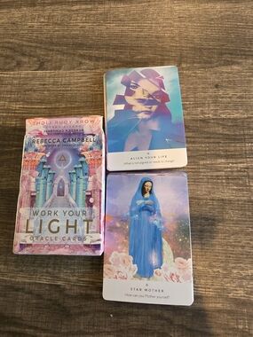 Work Your Light Oracle Cards - 44 Cards With QR CODE FOR online Guidebook